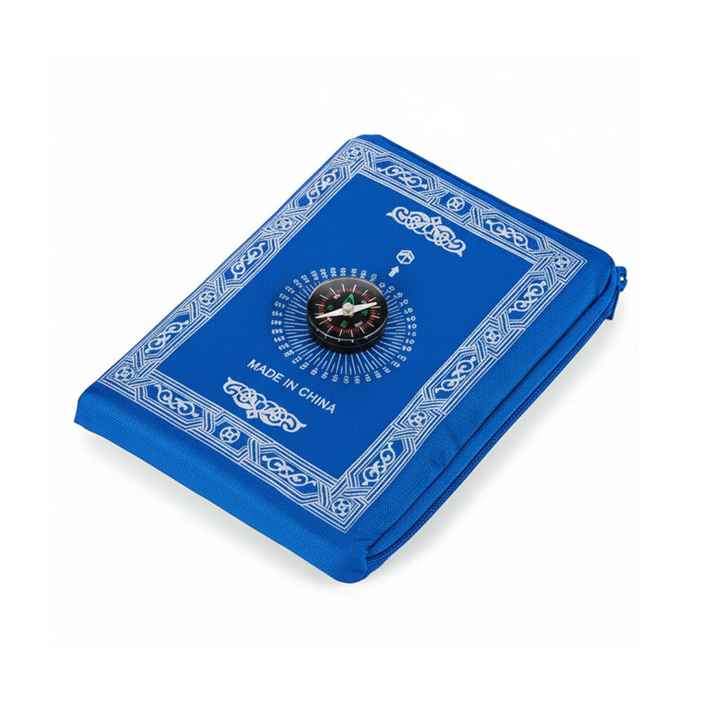 Portable Waterproof Prayer Mat With Compass for travelers