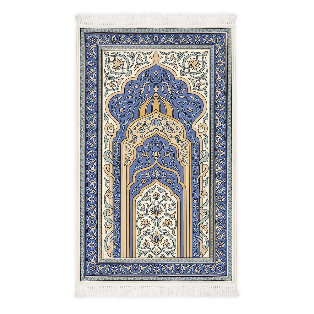 Lavender Lotus Padded Prayer Mat