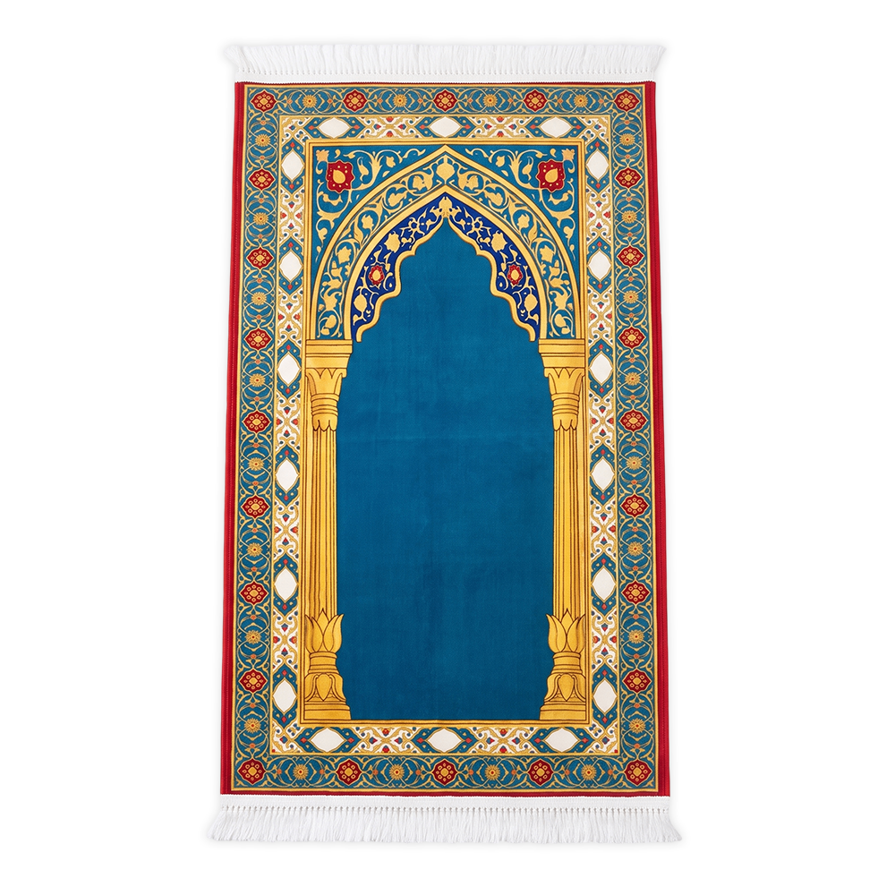 Teal Majesty Padded Prayer Mat