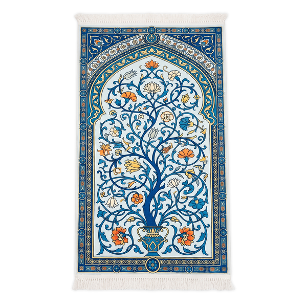 Isfahan tulipan polstret bedemåtte