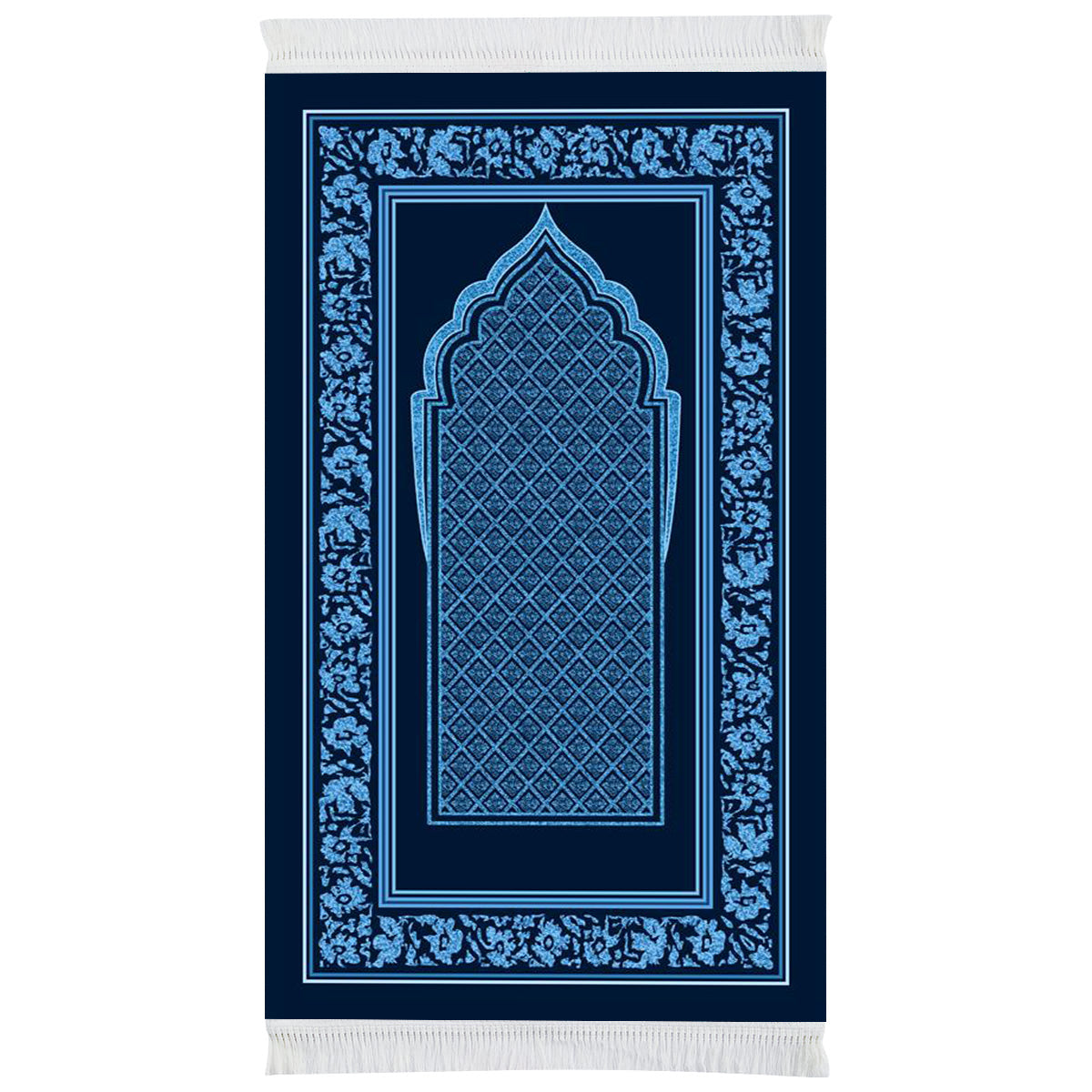 Mihrab Blue Prayer Mat - Sajjadah