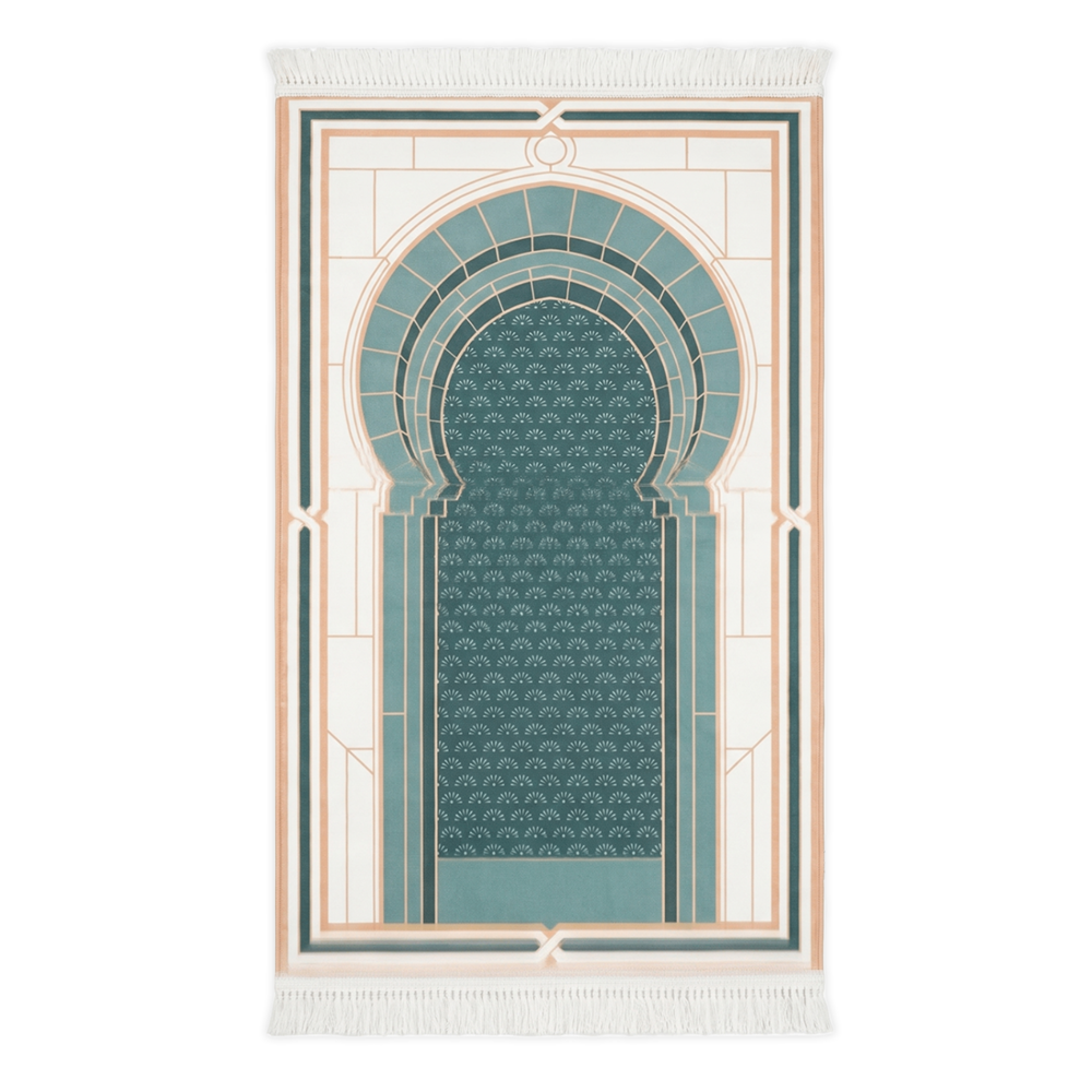 Sage Mihrab Padded Prayer Mat