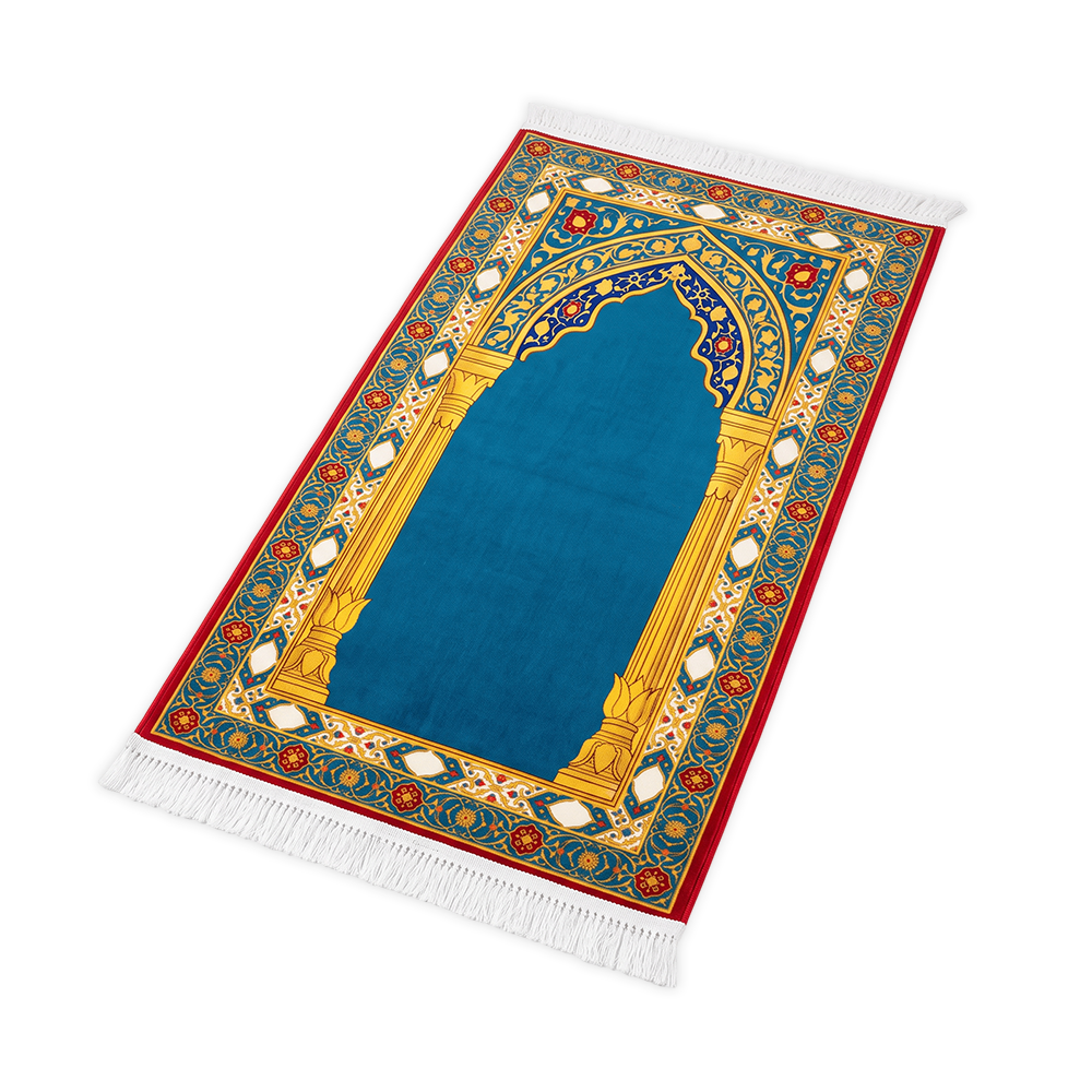 Teal Majesty Padded Prayer Mat