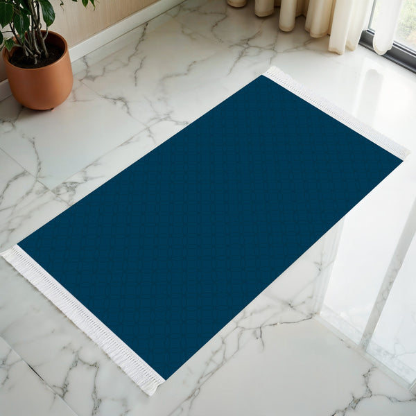 Navy Elegance Padded Prayer Mat