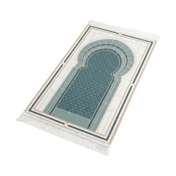 Tikar Sembahyang Berlapik Mihrab Sage