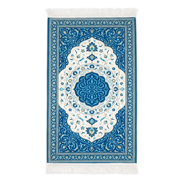 Turquoise Harmony Padded Prayer Mat