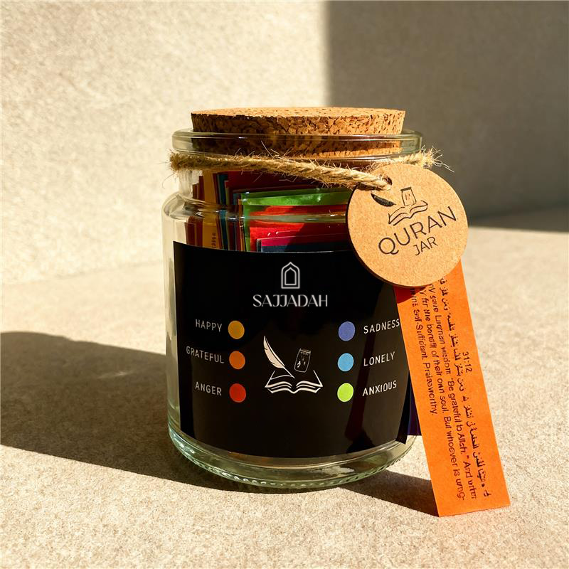 Islamic Affirmation Jar - 100+ Quran & Hadith-Based Messages for Every Emotion