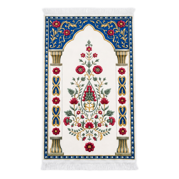 Royal Floral Padded Prayer Mat