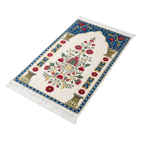 Royal Floral Padded Prayer Mat