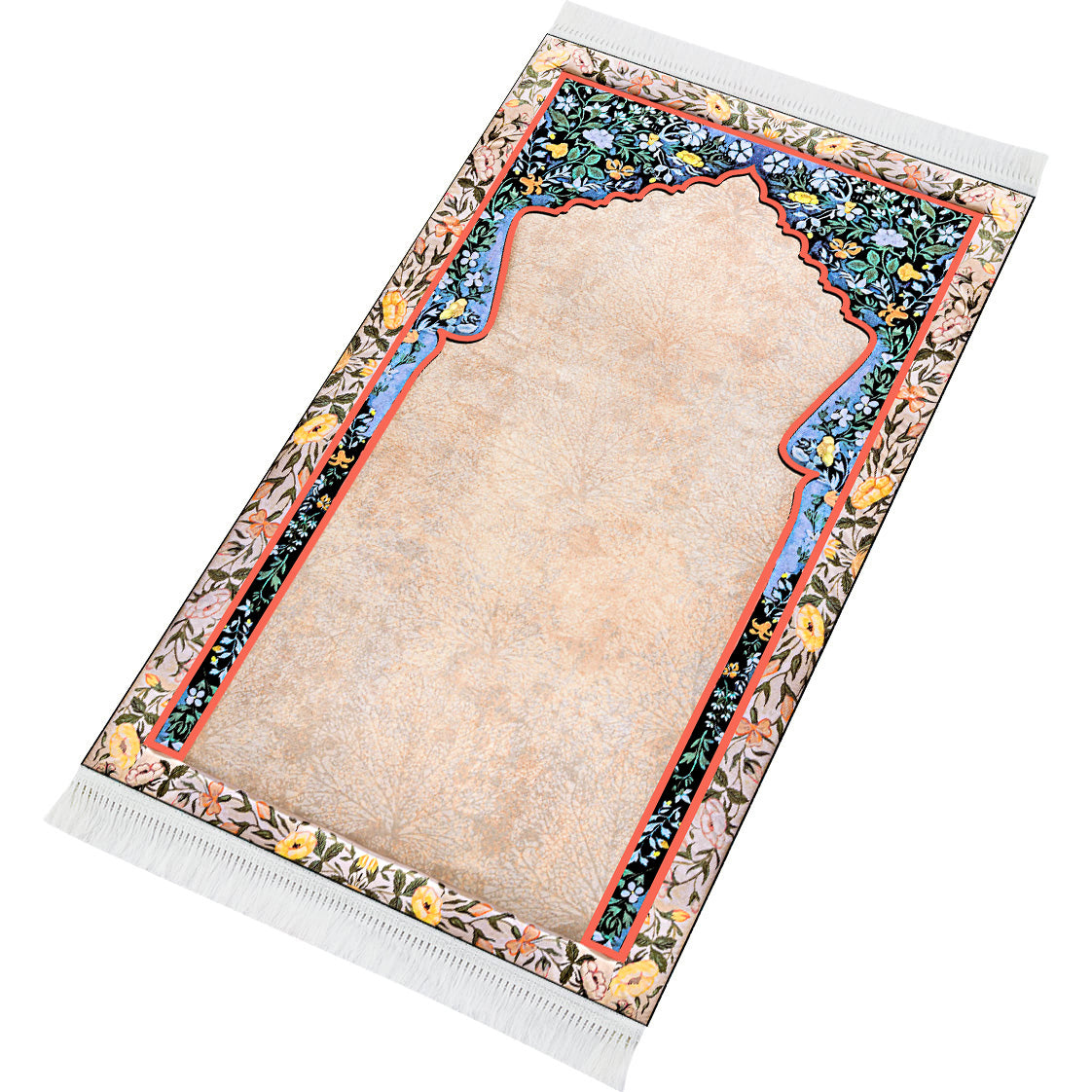 Andalus Flowers Prayer Mat - Sajjadah