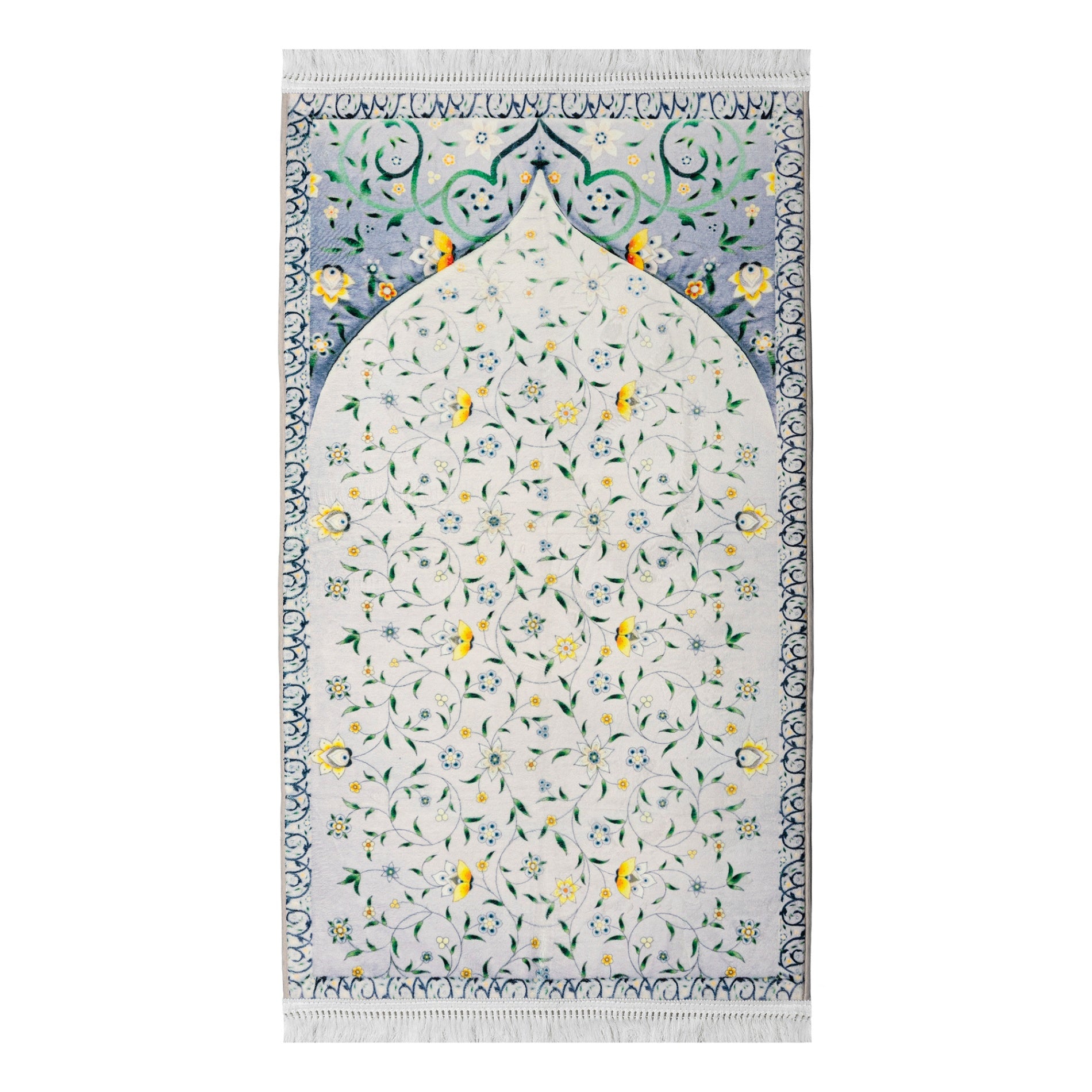 Yellow Lotus Padded Prayer Mat