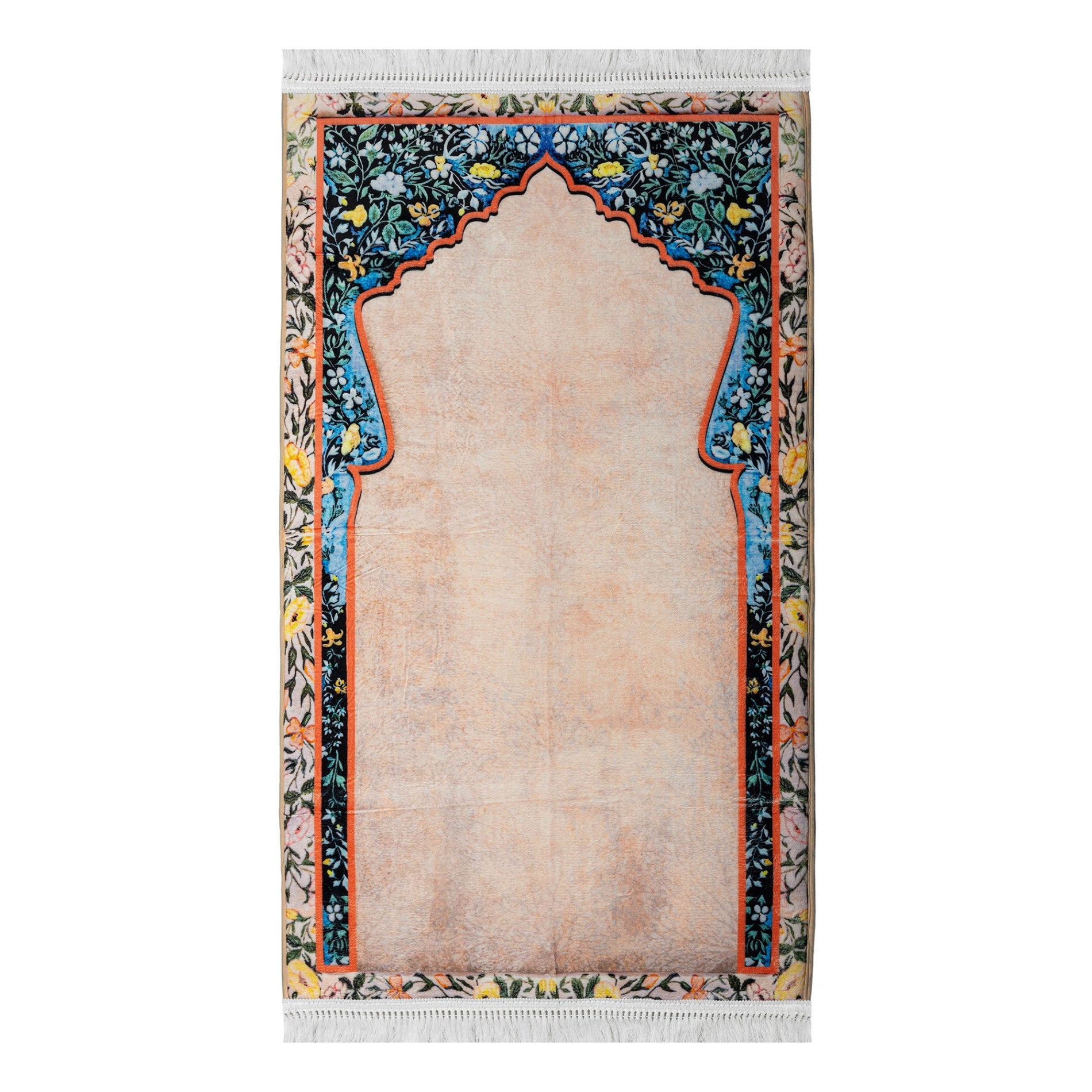 Andalus Flowers Padded Prayer Mat