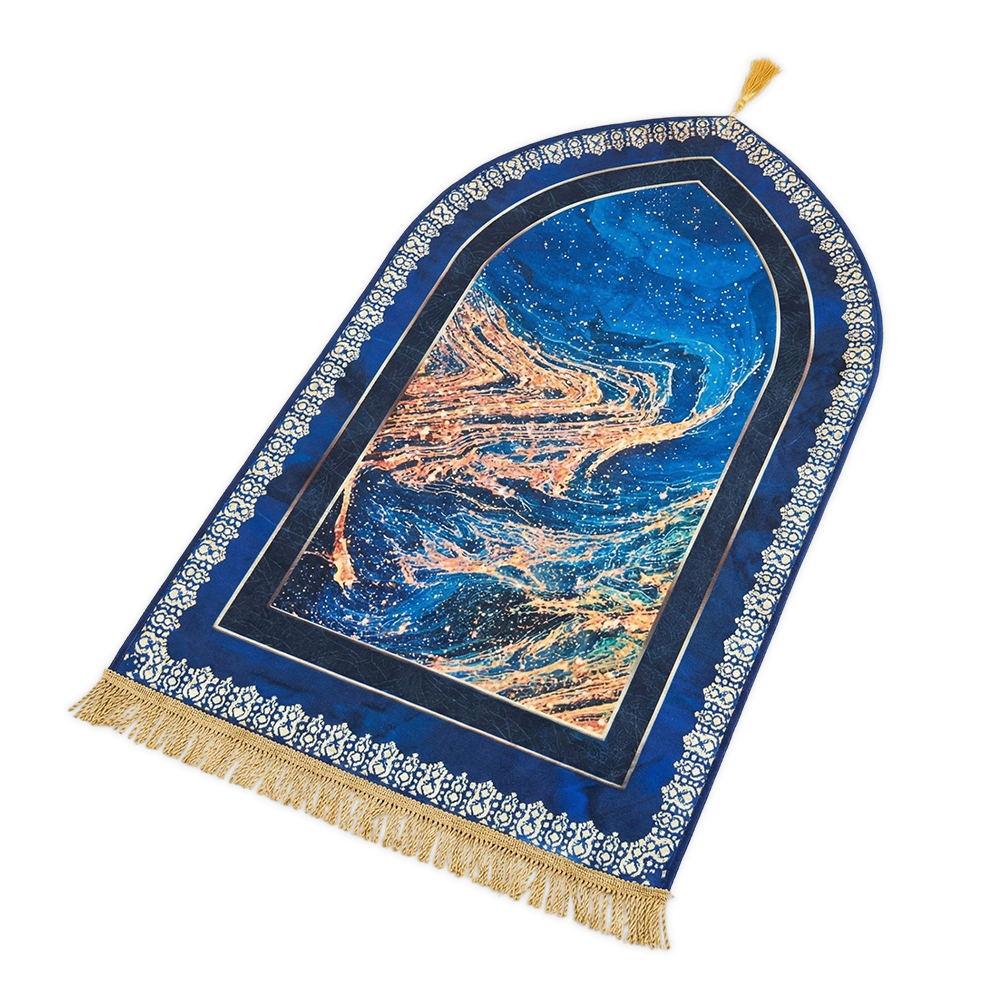 Qibla-Cosmos Padded Prayer Mat