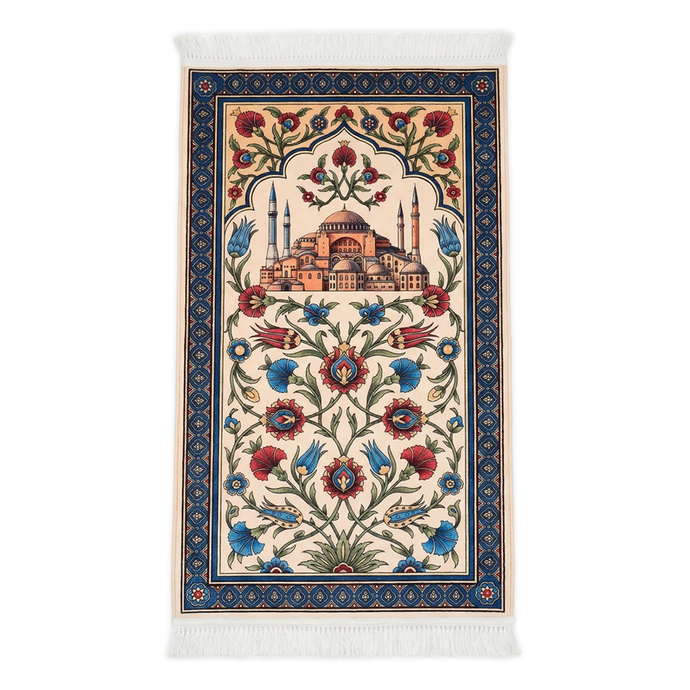 Ottoman Bloom Padded Prayer Mat