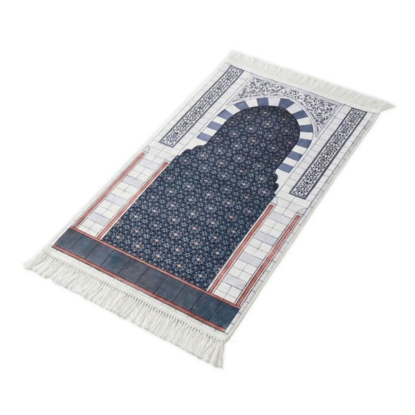 Stone Medallion Padded Prayer Mat