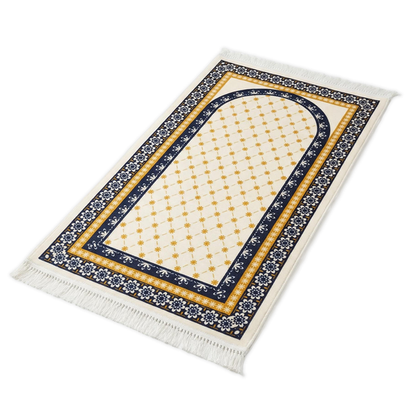 Golden Lattice Padded Prayer Mat