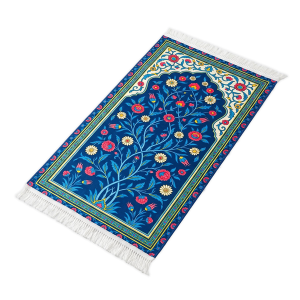Azure Garden Padded Prayer Mat