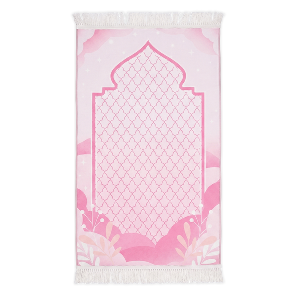 Pink Dua Kids Padded Prayer Mat