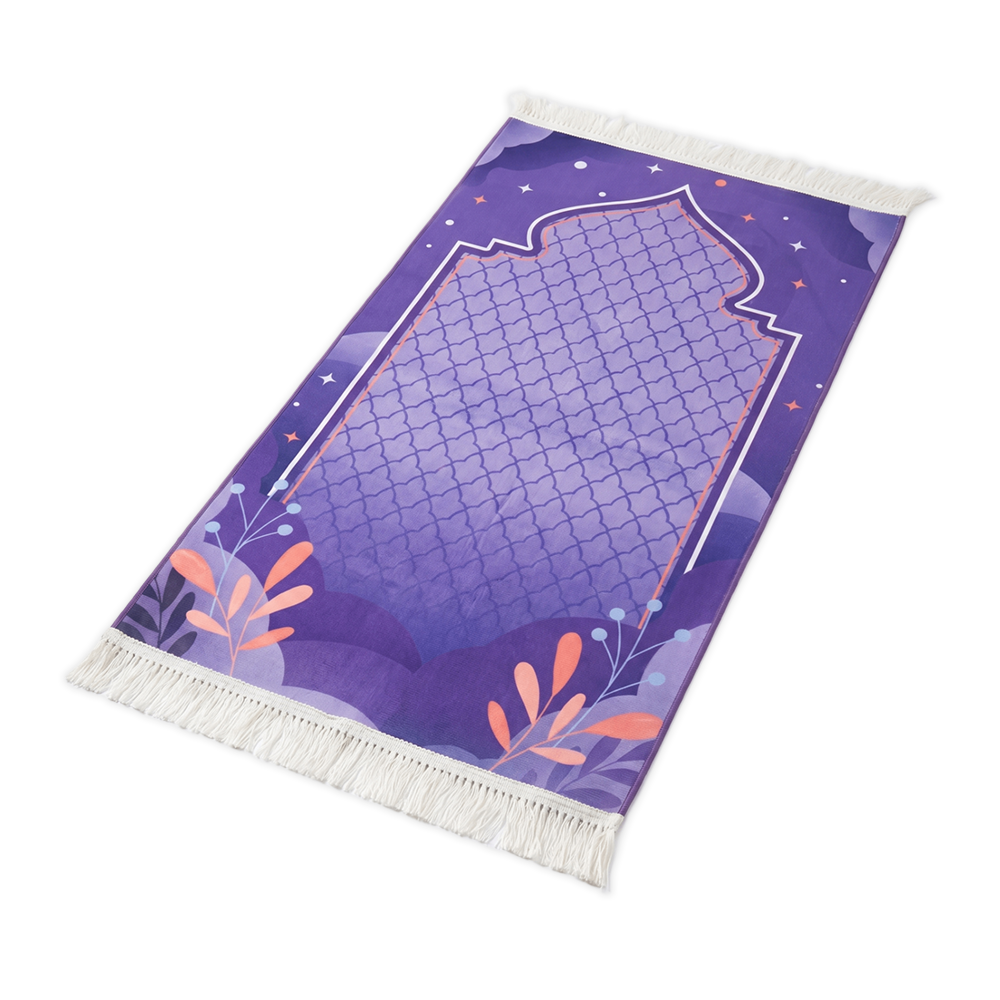 Azure Bloom Kids Padded Prayer Mat