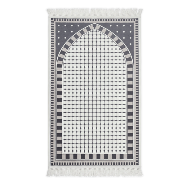Sage Lattice Padded Prayer Mat