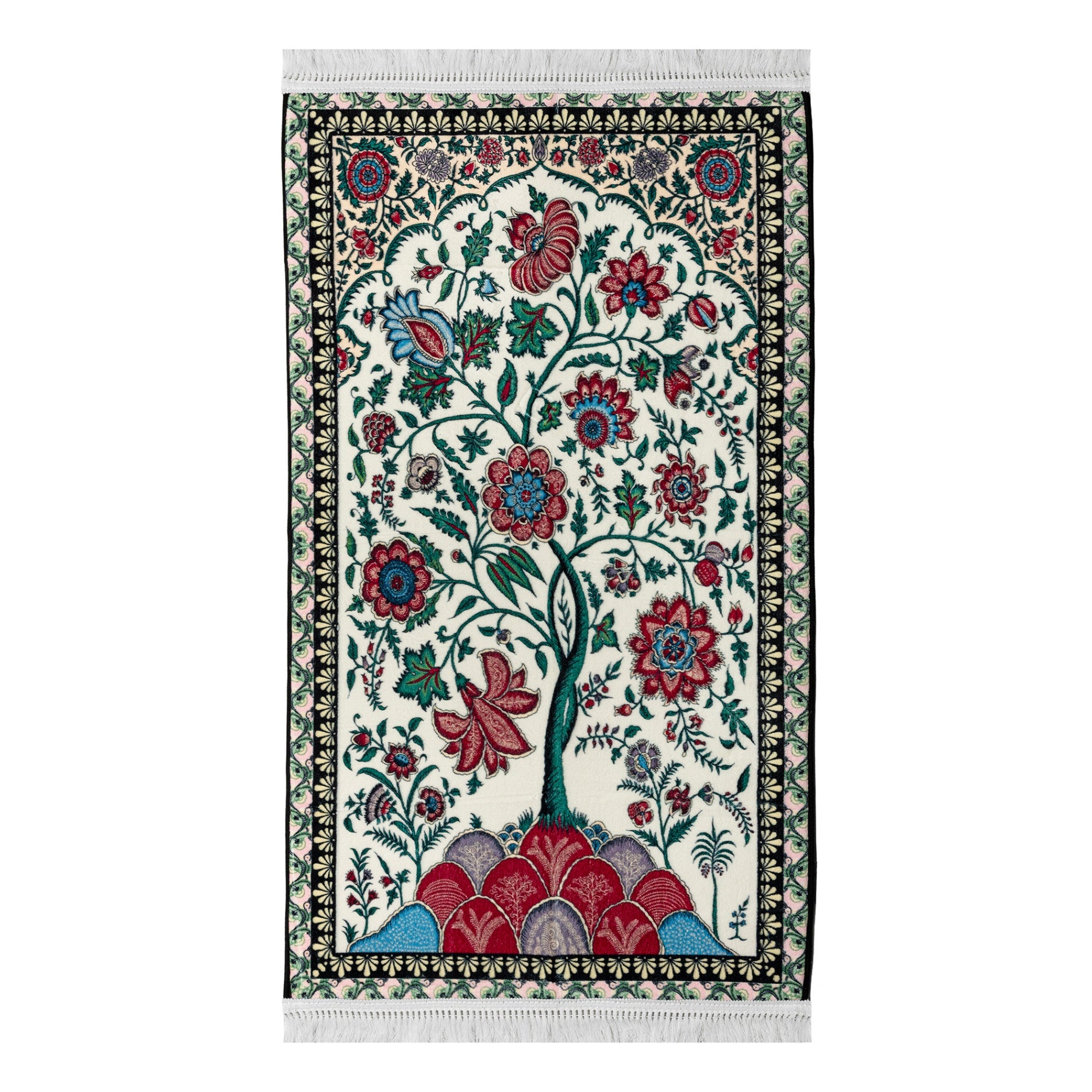 Floral  Padded Prayer Mat