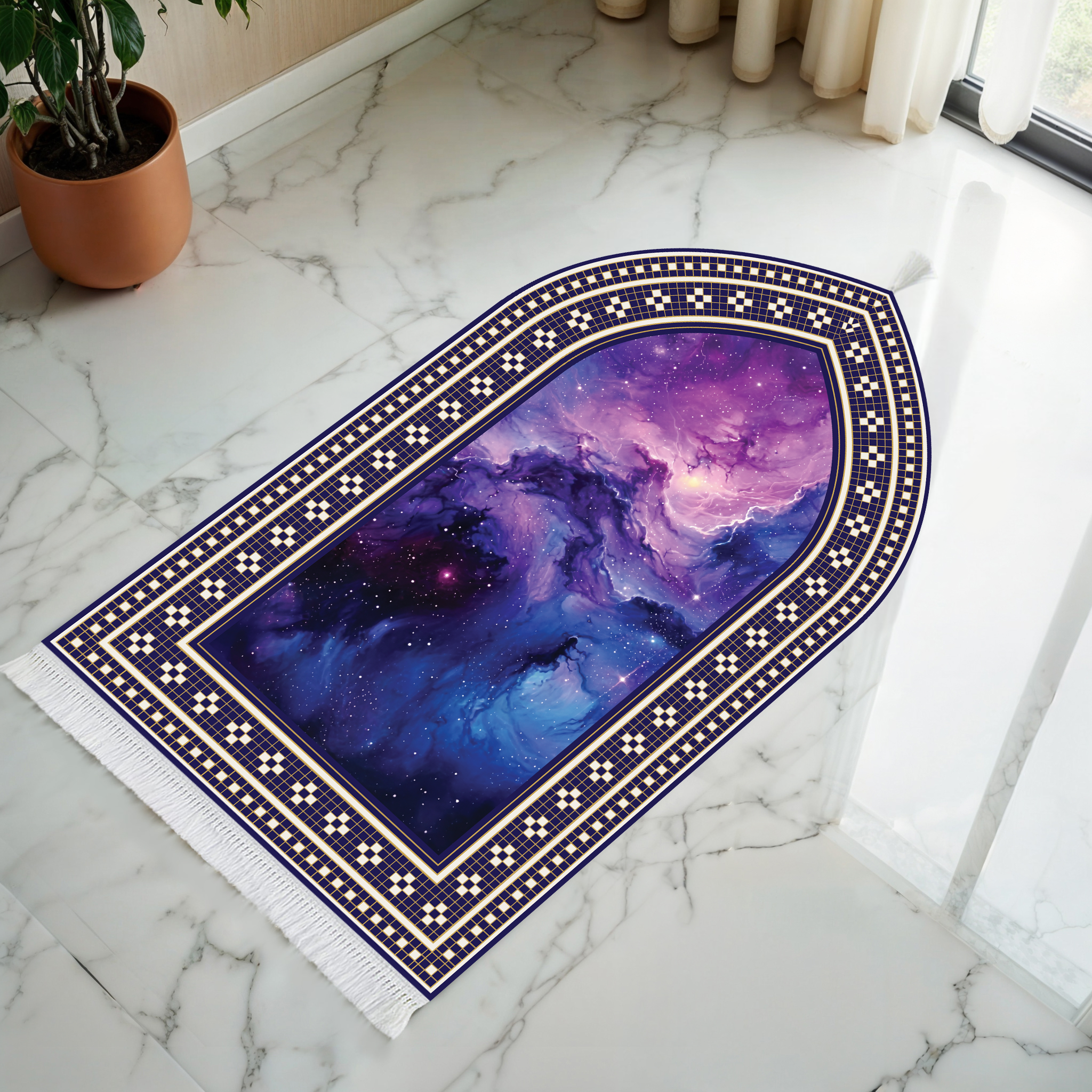 Celestial Qamar Padded Prayer Mat