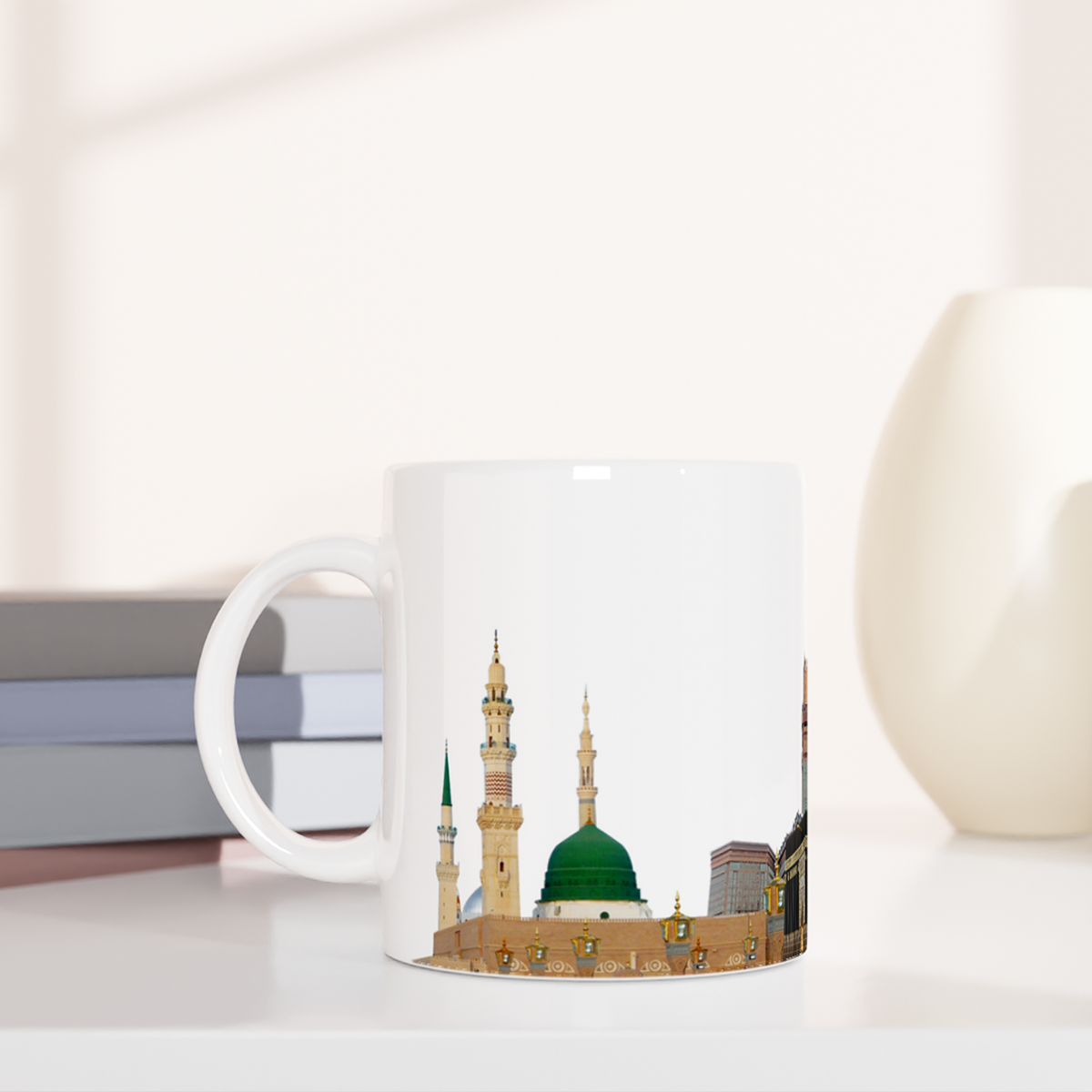 Panormic Mug Madinah and Makkah