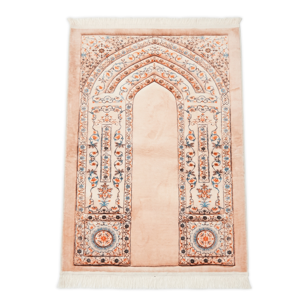 Blush Mihrab Velvet Non-Padded