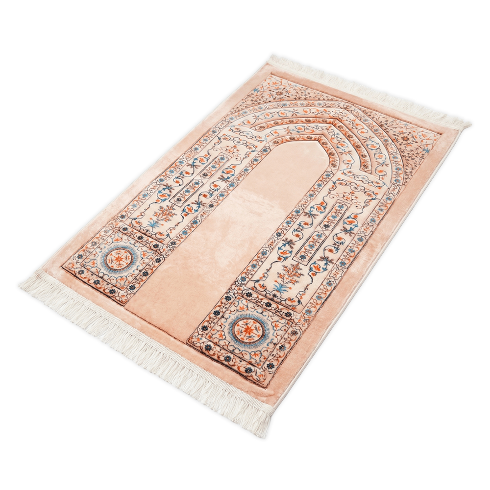 Blush Mihrab Velvet Non-Padded