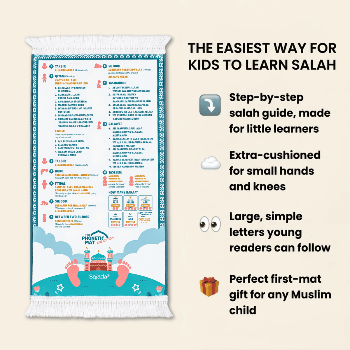 Phonetic Prayer Mat Kids Edition
