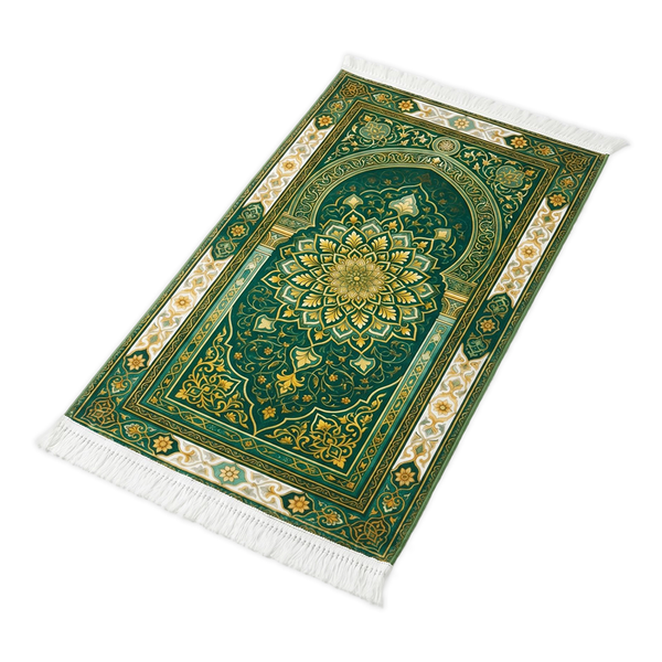 Emerald Mandala Padded Prayer Mat