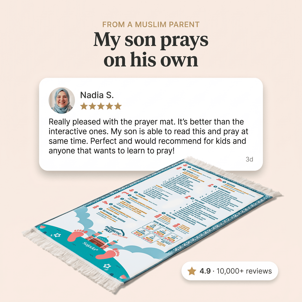 Phonetic Prayer Mat Kids Edition