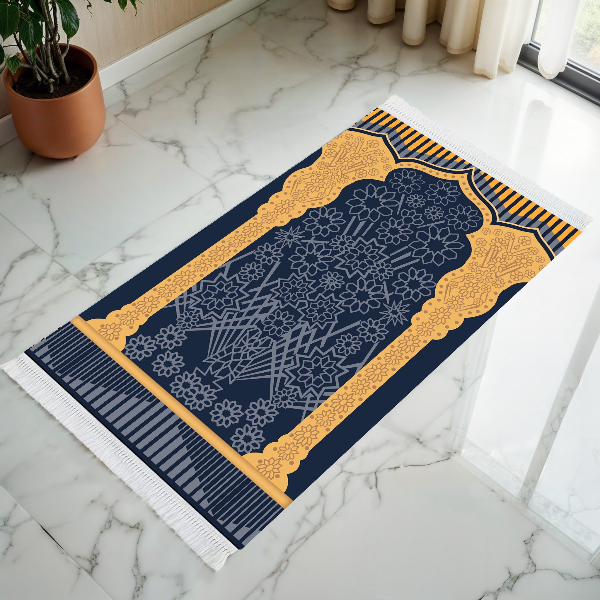 Grand Mosque of Kuwait Padded Prayer Mat