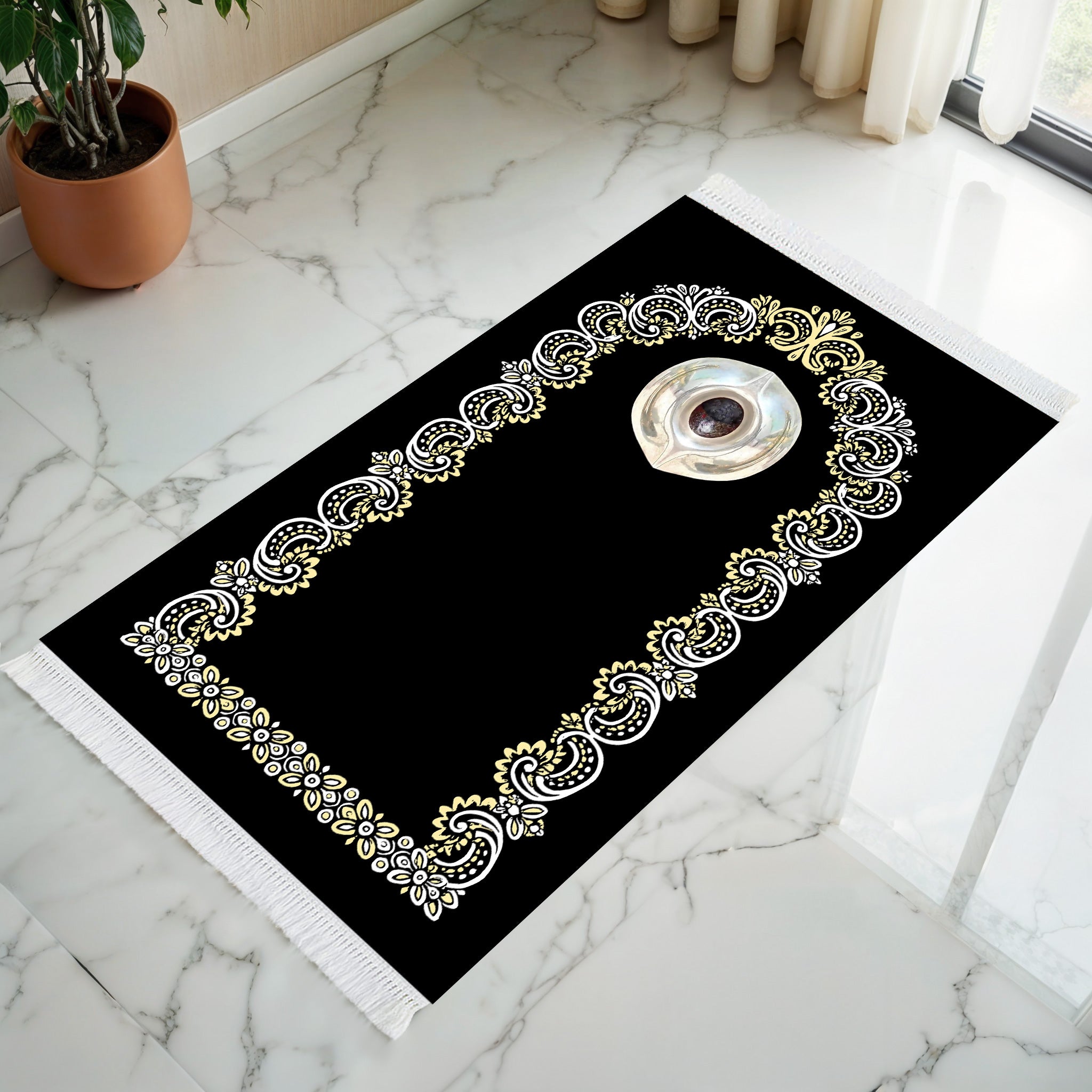 Hajr-e-Aswad Prayer Mat - Sajjadah
