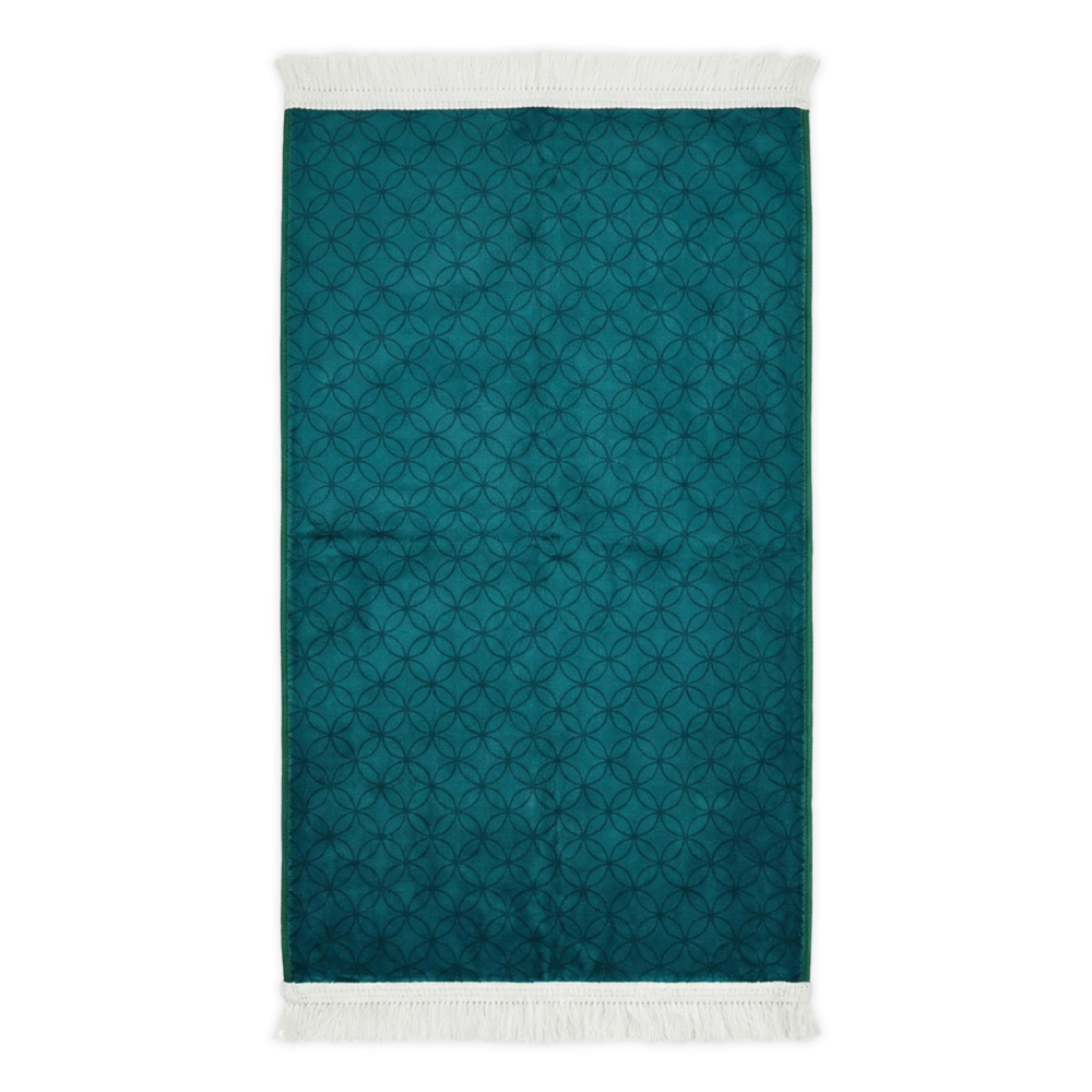 Green Elegance Padded Prayer Mat