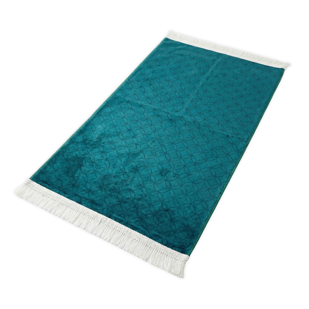 Green Elegance Padded Prayer Mat