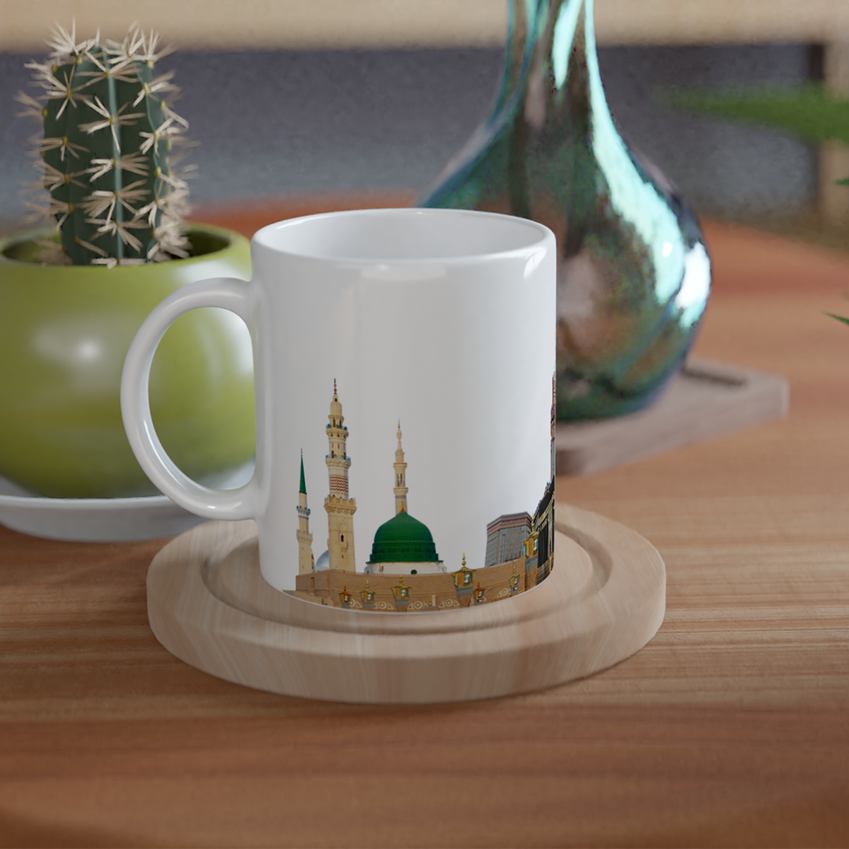 Panormic Mug Madinah and Makkah