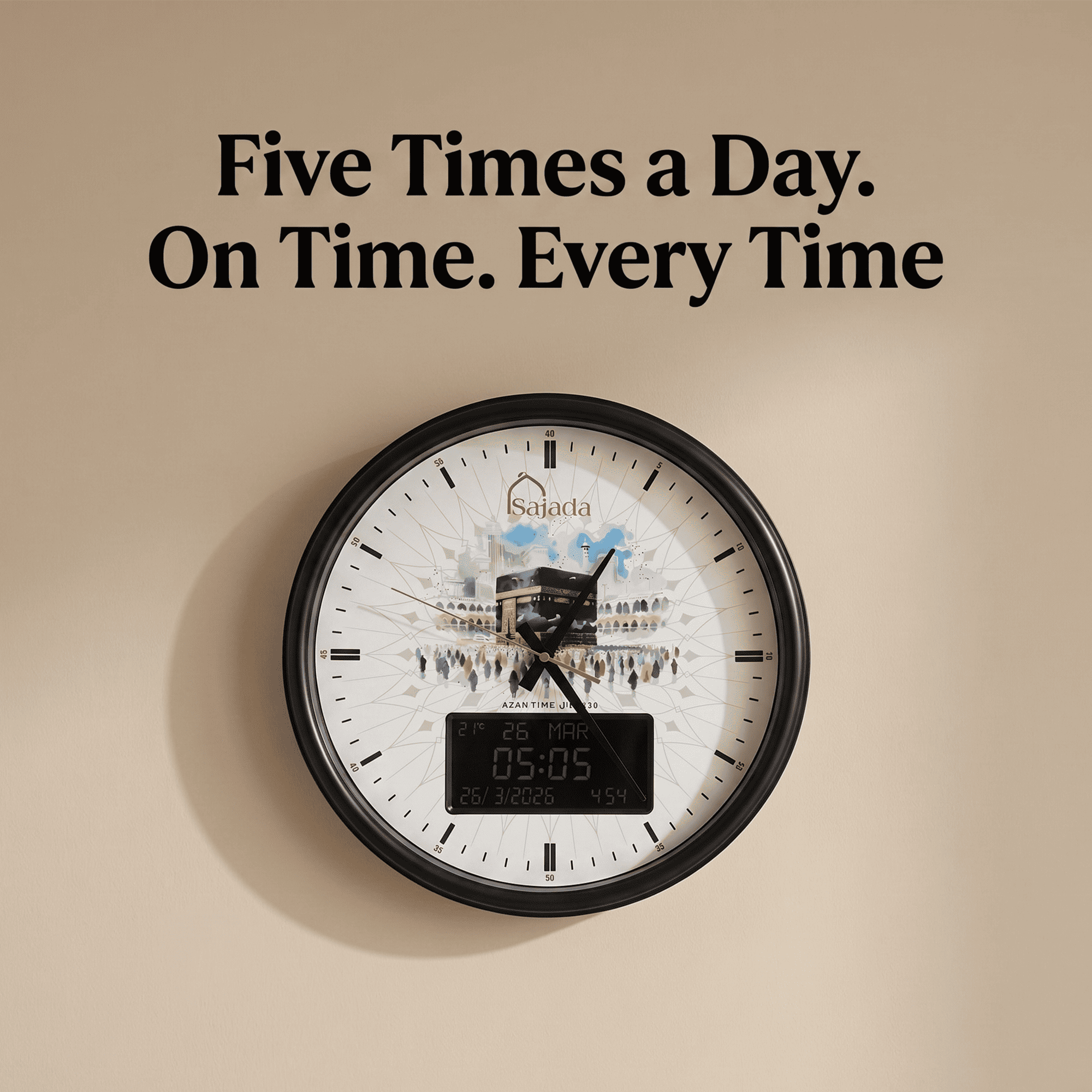 Sajada Azan Clock