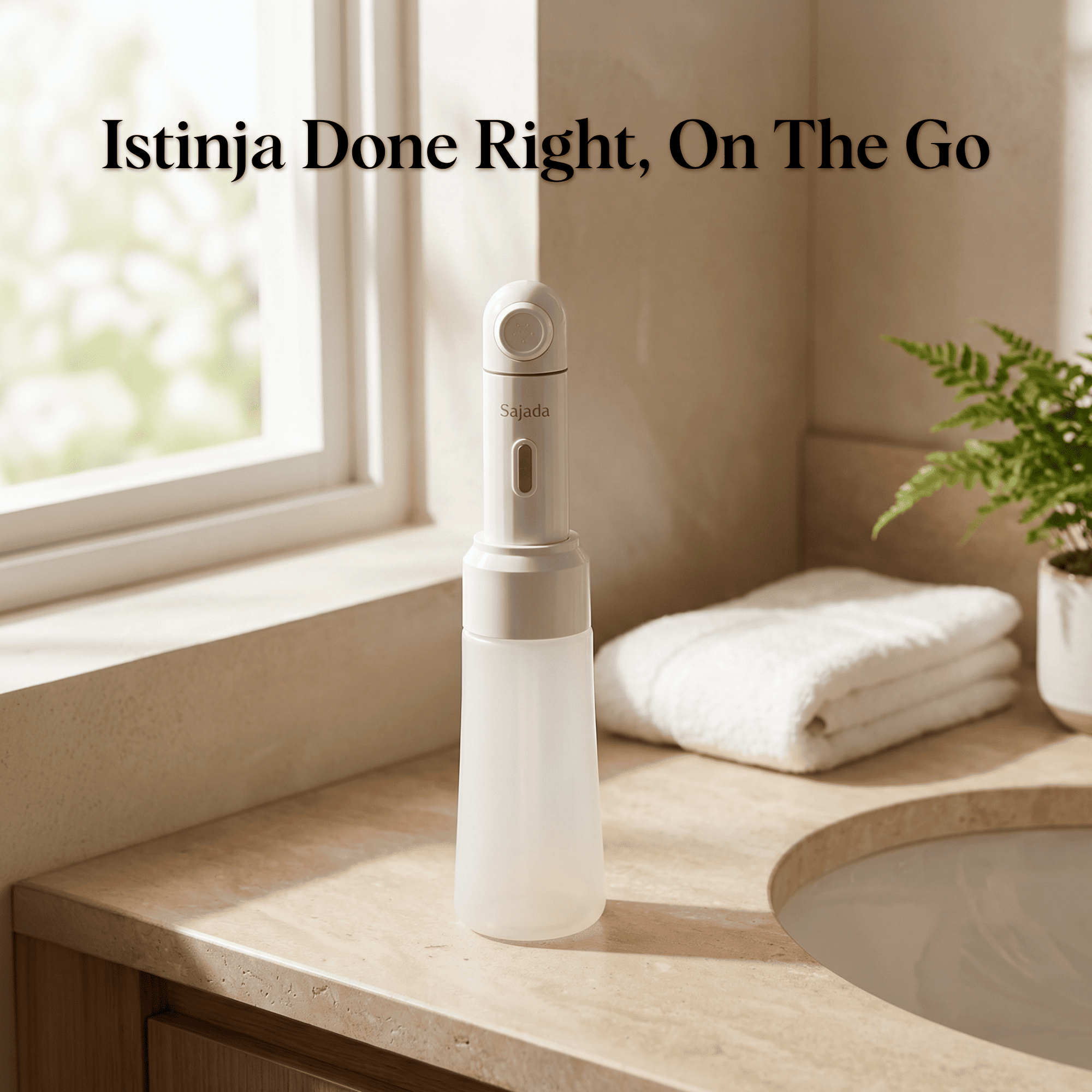 Portable Electric Bidet Sprayer with Bottle