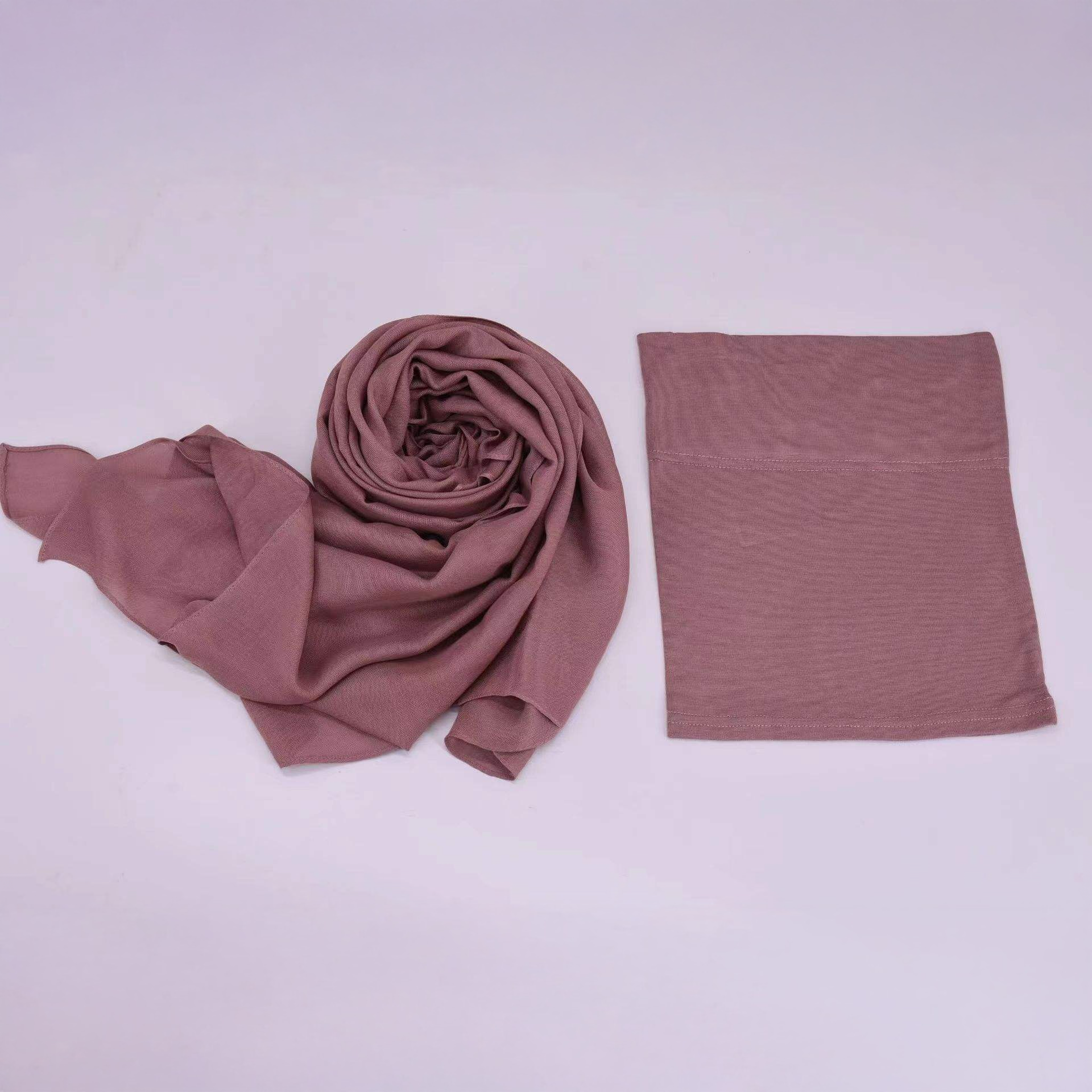 Woven Hijab for Muslim Women with Undercaps