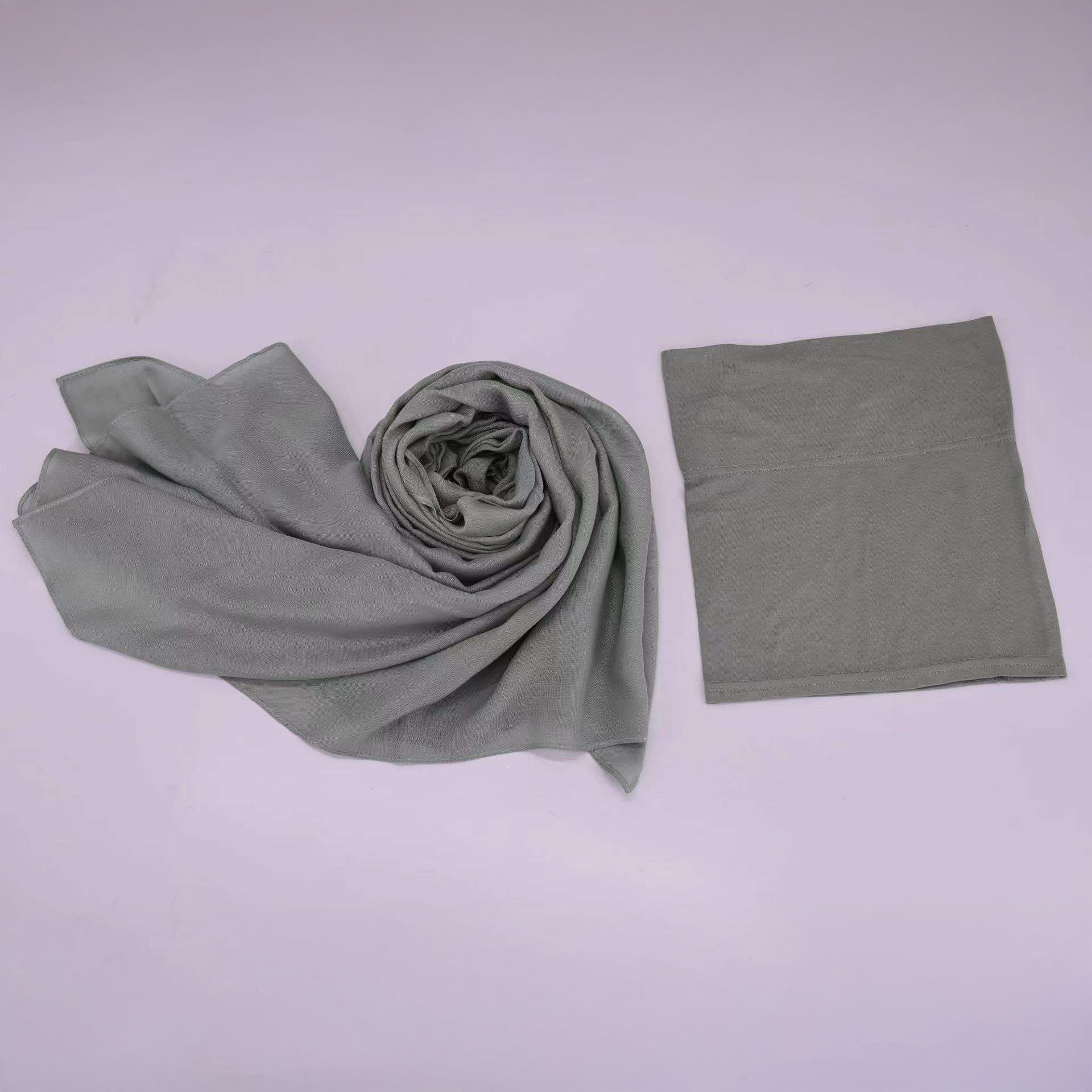 Woven Hijab for Muslim Women with Undercaps