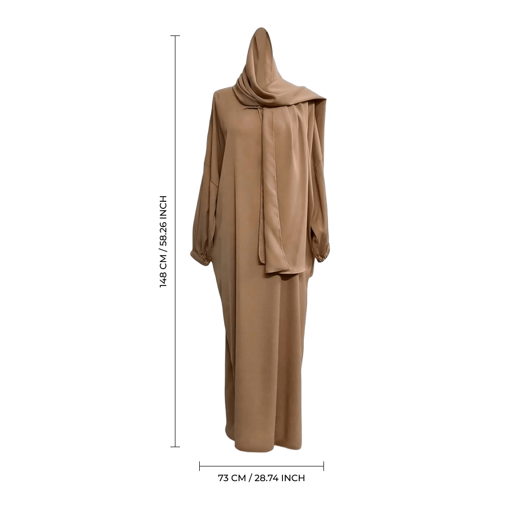 பெண்களுக்கான கண்ணியமான தொழுகை ஜில்பாப் செட்