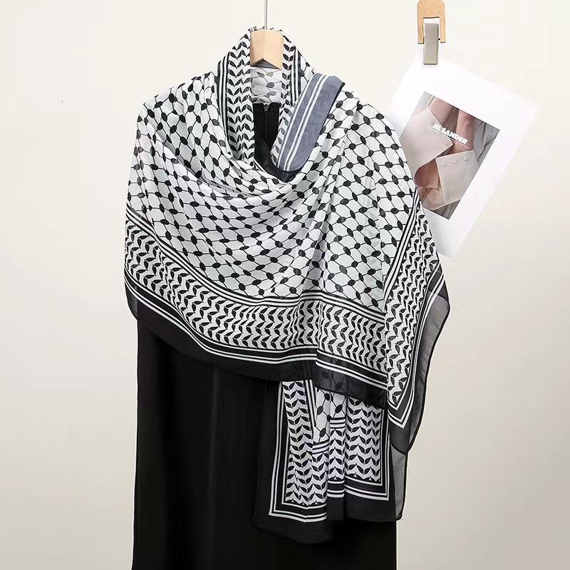Palestinian Keffiyeh Scarf - Cotton