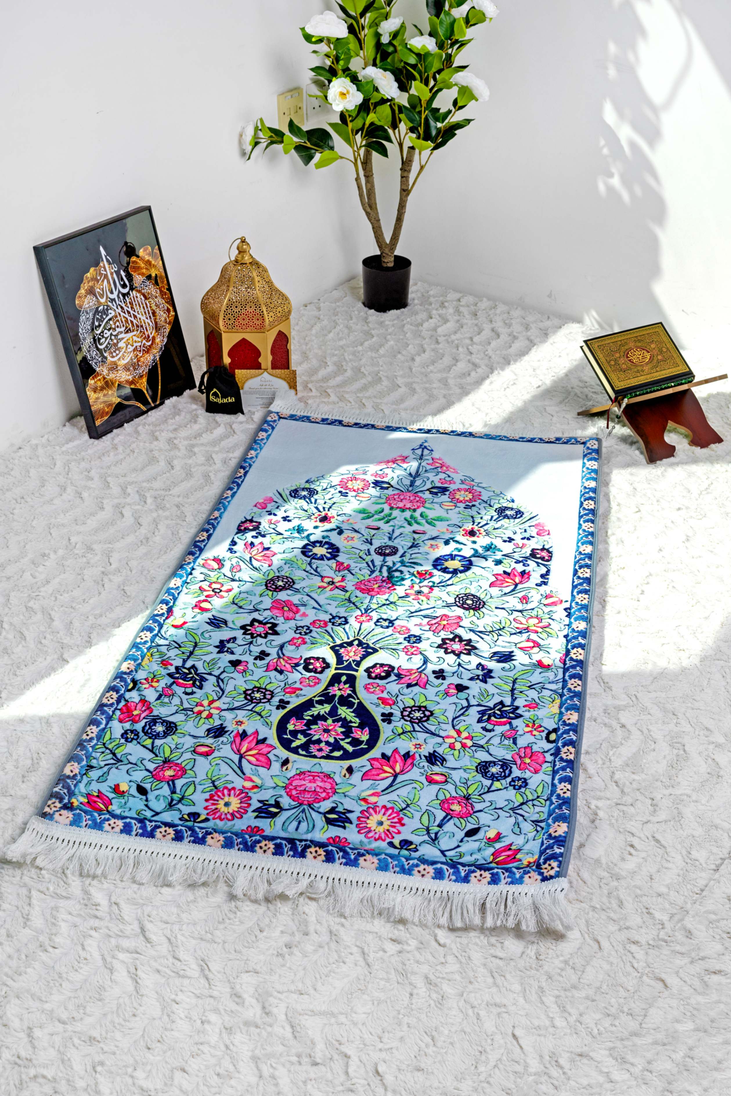 Spring Flowers  Padded Prayer Mat