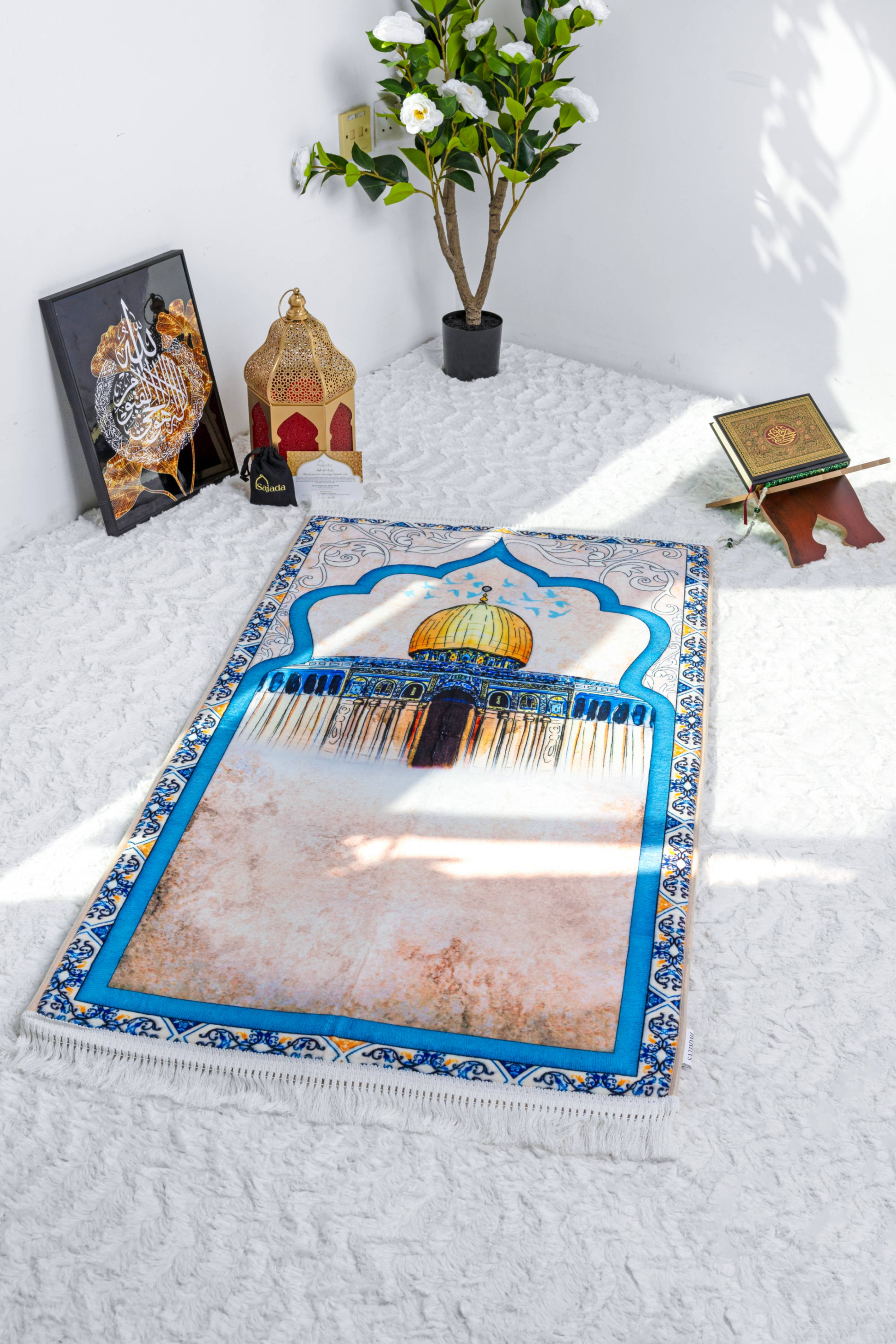Al-Aqsa  Padded Prayer Mat