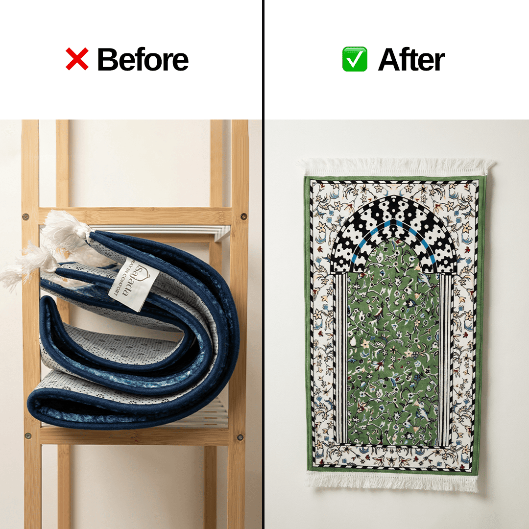 You take it down in seconds, then put it straight back up