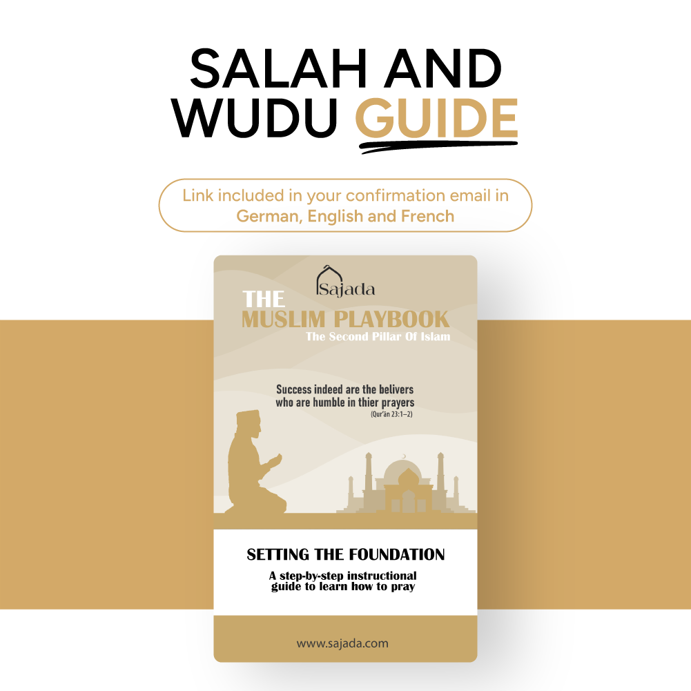 Step By Step - Visual Padded Prayer Mat for Learning Salah