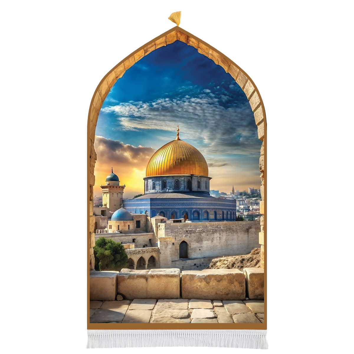 Noor al-Quds Padded Prayer Mat