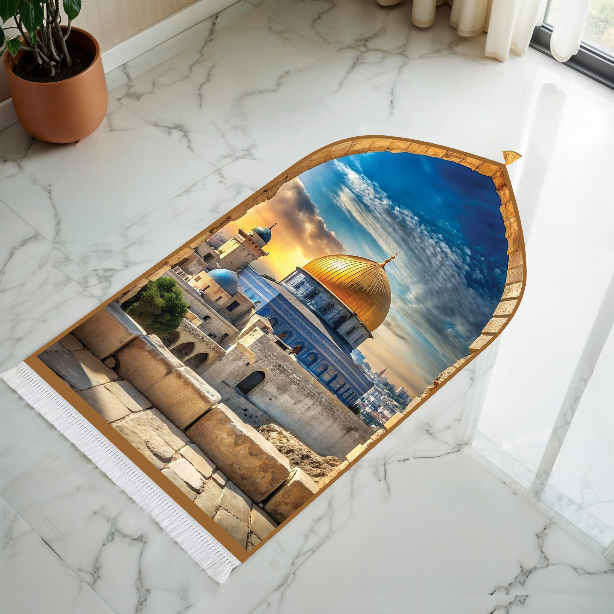 Noor al-Quds Padded Prayer Mat
