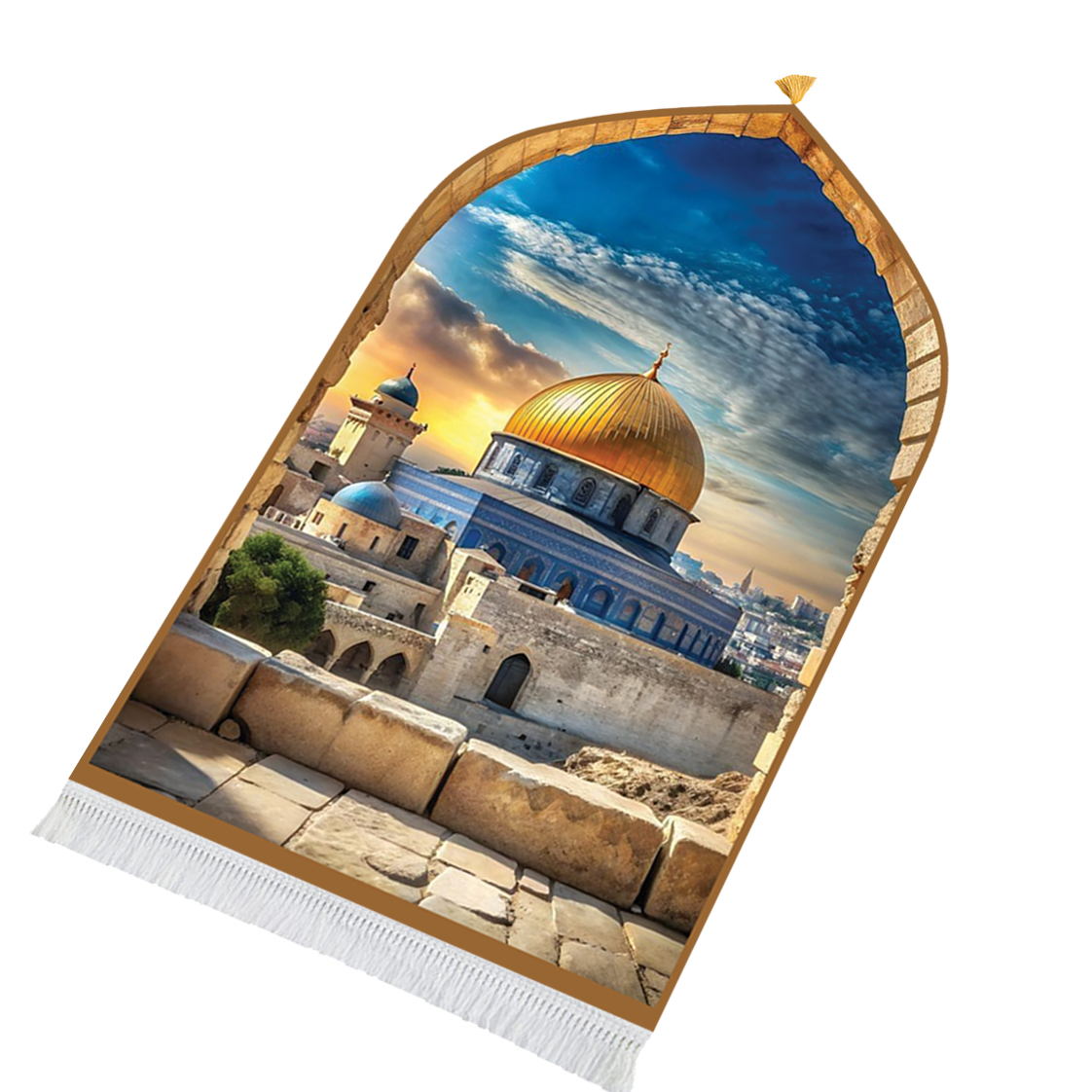 Noor al-Quds Padded Prayer Mat